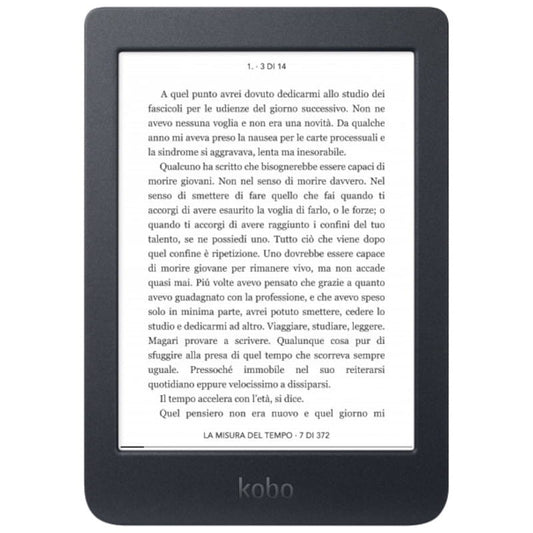 Kobo Nia eReader 8 GB com Luz frontal Regulável Wifi Preto